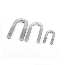 Custom Galvanized Bolts Manufacturer Stainless Steel Fasteners Double Ends U Studs Bolt U-Bolt